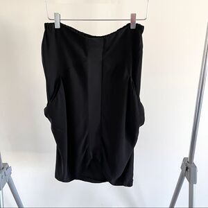 Zero Maria Cornejo Black Bubble Midi Skirt 6